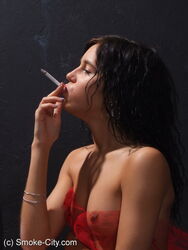 pornstars smoking cigarettes. Photo #1